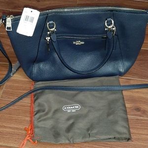 Coach Navy Prairie Bag